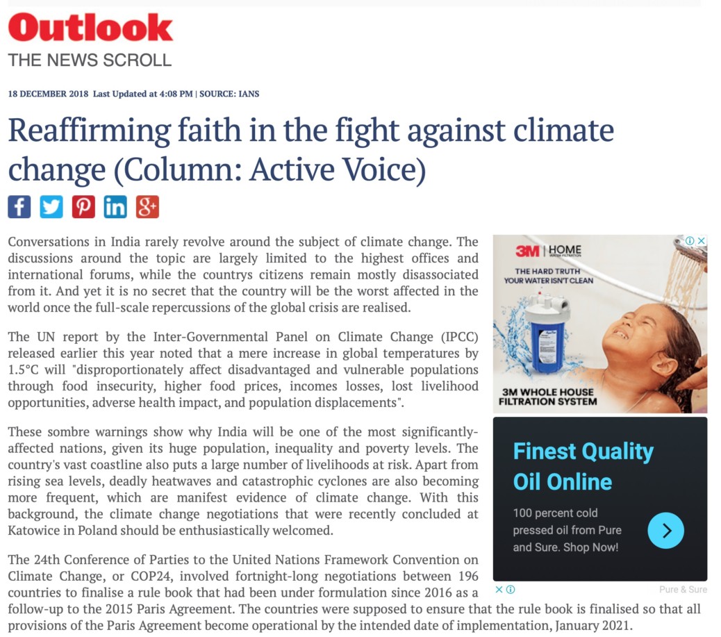 Reaffirming Faith In The Fight Against Climate Change Amit Kapoor